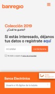 How banregio.com looks like on a mobile device such as an iPhone.