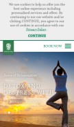 How banyantree.com looks like on a mobile device such as an iPhone.