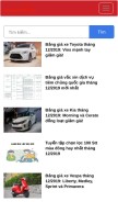 How baogiadinhso.com looks like on a mobile device such as an iPhone.