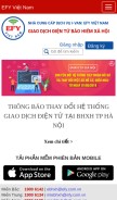 How baohiemxahoidientu.vn looks like on a mobile device such as an iPhone.