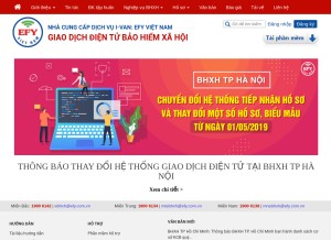 How baohiemxahoidientu.vn looks like on a tablet such as an iPad.
