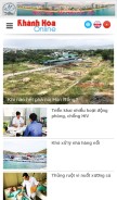 How baokhanhhoa.vn looks like on a mobile device such as an iPhone.