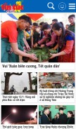 How baotintuc.vn looks like on a mobile device such as an iPhone.