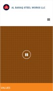 How baraqsteel.com looks like on a mobile device such as an iPhone.