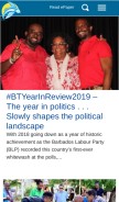 How barbadostoday.bb looks like on a mobile device such as an iPhone.