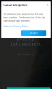 How barracuda.com looks like on a mobile device such as an iPhone.