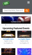 How barrystickets.com looks like on a mobile device such as an iPhone.
