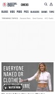 How barstoolsports.com looks like on a mobile device such as an iPhone.
