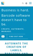 How bartendersoftware.com looks like on a mobile device such as an iPhone.