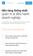 How base.vn looks like on a mobile device such as an iPhone.