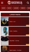 How basenaija.com looks like on a mobile device such as an iPhone.