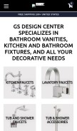 How bathfixturesdirect.com looks like on a mobile device such as an iPhone.