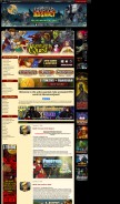 How battleon.com looks like on a mobile device such as an iPhone.