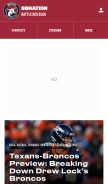 How battleredblog.com looks like on a mobile device such as an iPhone.