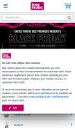 How bax-shop.fr looks like on a mobile device such as an iPhone.