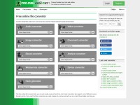 Desktop screenshot for online-convert.com