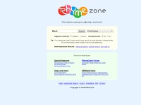 Desktop screenshot for rhymezone.com