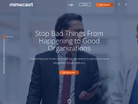 Desktop screenshot for mimecast.com