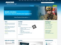 Desktop screenshot for macom.com