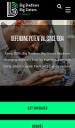 How bbbs.org looks like on a mobile device such as an iPhone.