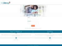 Desktop screenshot for mymercy.net