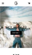 How bbcicecream.com looks like on a mobile device such as an iPhone.
