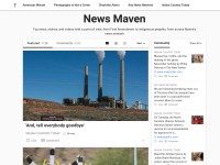 Desktop screenshot for newsmaven.io