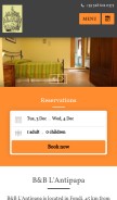 How bblantipapa.it looks like on a mobile device such as an iPhone.