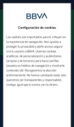 How bbva.es looks like on a mobile device such as an iPhone.