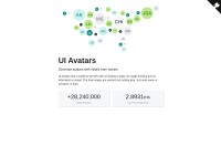 Desktop screenshot for ui-avatars.com