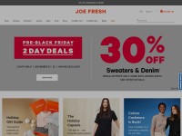Desktop screenshot for joefresh.com
