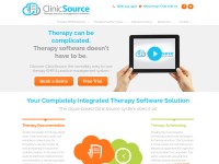 Desktop screenshot for clinicsource.com