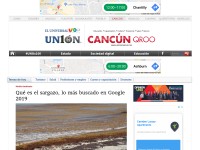 Desktop screenshot for unioncancun.mx