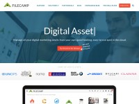 Desktop screenshot for filecamp.com