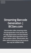 How bcgen.com looks like on a mobile device such as an iPhone.