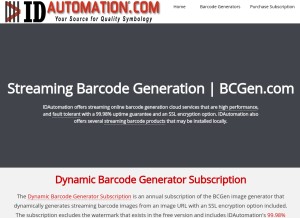 How bcgen.com looks like on a tablet such as an iPad.