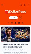 How bd.dollarpesa.com looks like on a mobile device such as an iPhone.