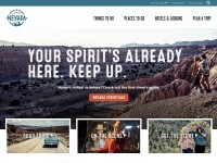 Desktop screenshot for travelnevada.com