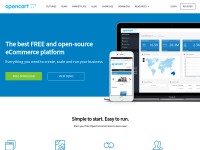 Desktop screenshot for opencart.com