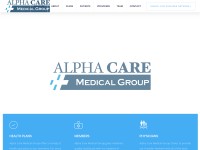 Desktop screenshot for alphacaremedicalgroup.com