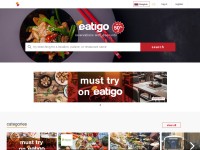 Desktop screenshot for eatigo.com