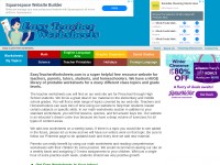 Desktop screenshot for easyteacherworksheets.com