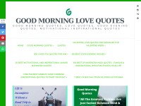 Desktop screenshot for goodmorninglovequote.com