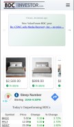 How bdcinvestor.com looks like on a mobile device such as an iPhone.