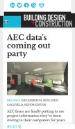 How bdcnetwork.com looks like on a mobile device such as an iPhone.