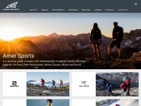 Desktop screenshot for amersports.com