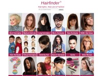 Desktop screenshot for hairfinder.com