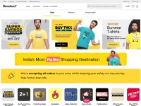 Desktop screenshot for bewakoof.com