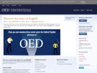 Desktop screenshot for oed.com