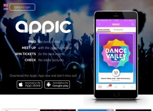 How beappic.com looks like on a tablet such as an iPad.